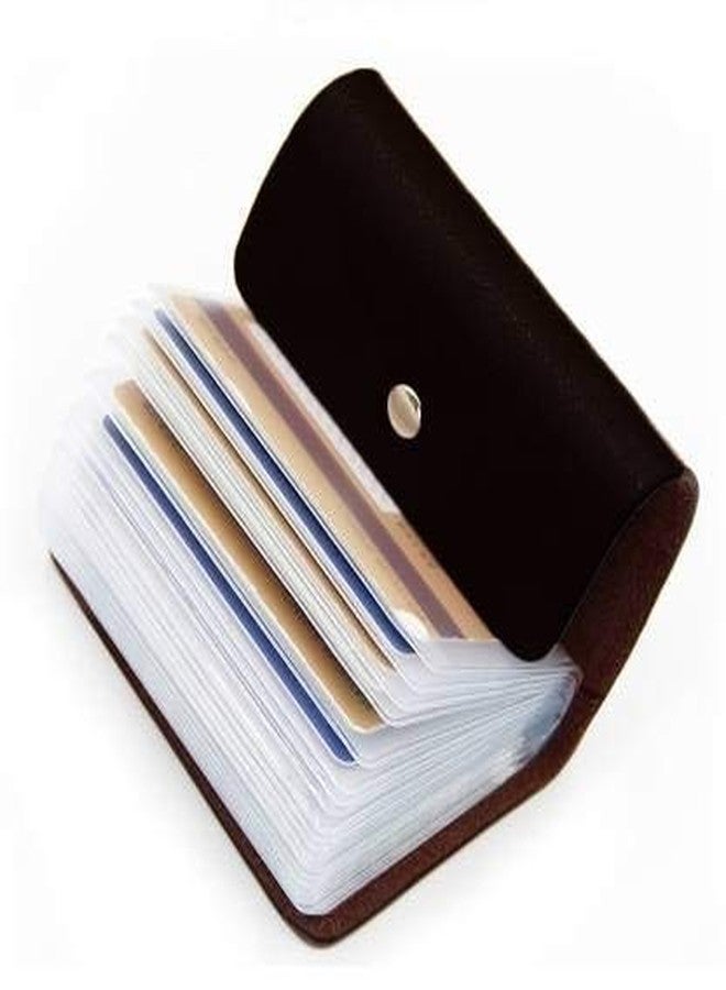 OFIXO Credit Card Holder Protector Credit Card Wallet Slim Metal Credit Card Case for Women or Men (Dark Black) - Image 1